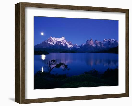 Lake Pehoe, Torres Del Paine National Park, Chile-null-Framed Photographic Print