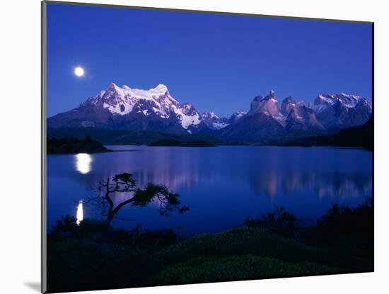 Lake Pehoe, Torres Del Paine National Park, Chile-null-Mounted Photographic Print