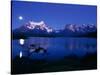 Lake Pehoe, Torres Del Paine National Park, Chile-null-Stretched Canvas