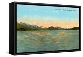 Lake Pend d'Oreille, Sandpoint, Idaho-null-Framed Stretched Canvas