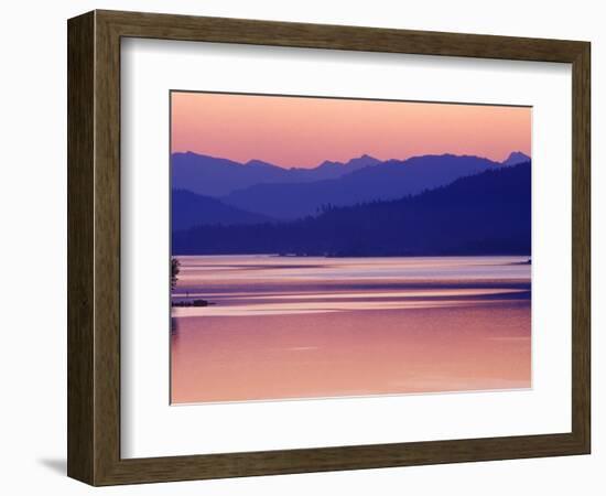 Lake Pend Oreille near Sandpoint, Idaho, USA-Chuck Haney-Framed Photographic Print