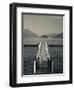 Lake Pier, Tremezzo, Como Province, Italy-Walter Bibikow-Framed Photographic Print