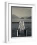 Lake Pier, Tremezzo, Como Province, Italy-Walter Bibikow-Framed Photographic Print