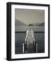 Lake Pier, Tremezzo, Como Province, Italy-Walter Bibikow-Framed Photographic Print