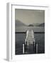 Lake Pier, Tremezzo, Como Province, Italy-Walter Bibikow-Framed Photographic Print