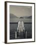 Lake Pier, Tremezzo, Como Province, Italy-Walter Bibikow-Framed Photographic Print