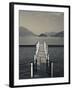 Lake Pier, Tremezzo, Como Province, Italy-Walter Bibikow-Framed Photographic Print