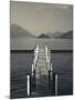 Lake Pier, Tremezzo, Como Province, Italy-Walter Bibikow-Mounted Photographic Print