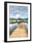 Lake Pier Vertical-Robert Goldwitz-Framed Giclee Print
