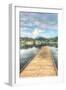 Lake Pier Vertical-Robert Goldwitz-Framed Giclee Print