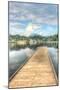 Lake Pier Vertical-Robert Goldwitz-Mounted Giclee Print