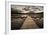 Lake Pier-David Lorenz Winston-Framed Art Print