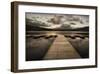 Lake Pier-David Lorenz Winston-Framed Giclee Print