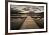 Lake Pier-David Lorenz Winston-Framed Giclee Print