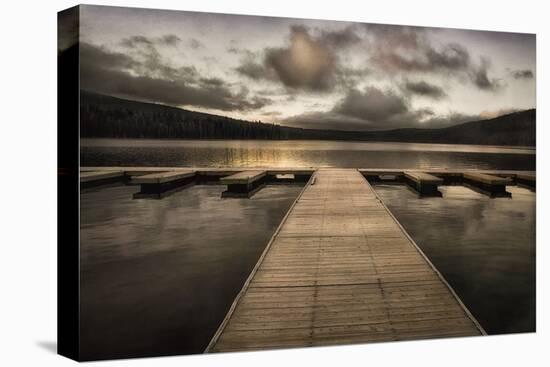 Lake Pier-David Lorenz Winston-Stretched Canvas