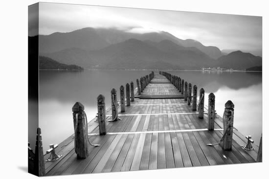 Lake Pier-PhotoINC-Stretched Canvas