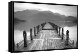 Lake Pier-PhotoINC-Framed Stretched Canvas