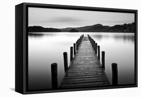 Lake Pier-null-Framed Stretched Canvas