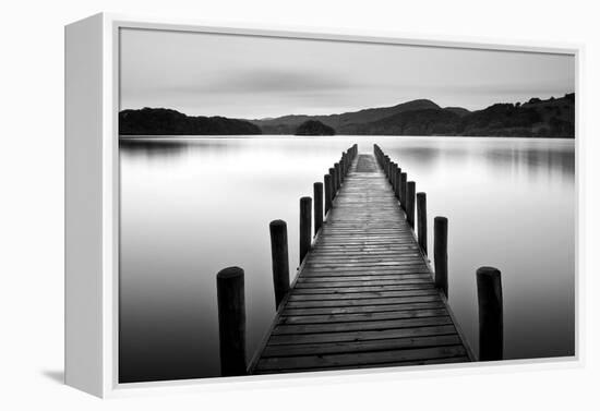 Lake Pier-null-Framed Stretched Canvas