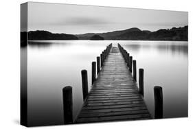 Lake Pier-null-Stretched Canvas