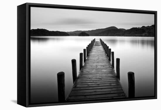 Lake Pier-null-Framed Stretched Canvas