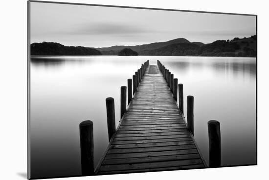 Lake Pier-null-Mounted Premium Photographic Print