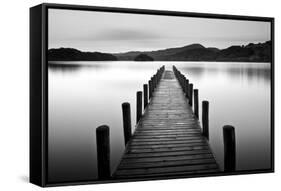 Lake Pier-null-Framed Stretched Canvas