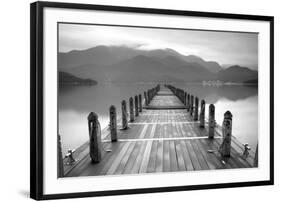 Lake Pier-PhotoINC-Framed Photographic Print