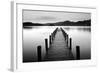 Lake Pier-null-Framed Photographic Print