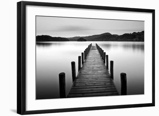 Lake Pier-null-Framed Photographic Print