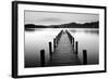 Lake Pier-null-Framed Photographic Print