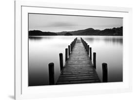 Lake Pier-null-Framed Photographic Print