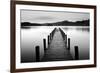 Lake Pier-null-Framed Photographic Print