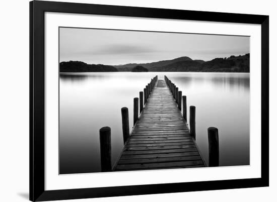 Lake Pier-null-Framed Photographic Print