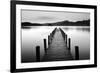 Lake Pier-null-Framed Photographic Print
