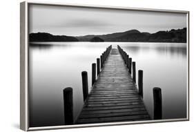 Lake Pier-null-Framed Photographic Print