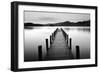 Lake Pier-null-Framed Photographic Print