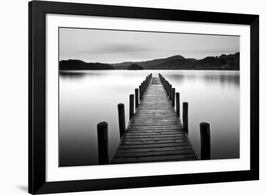 Lake Pier-null-Framed Photographic Print