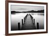 Lake Pier-null-Framed Photographic Print