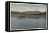 Lake Placid, NY - View of Steamer Doris-Lantern Press-Framed Stretched Canvas