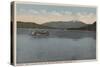 Lake Placid, NY - View of Steamer Doris-Lantern Press-Stretched Canvas