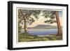 Lake Pleasant, Adirondack Mountains, New York-null-Framed Art Print