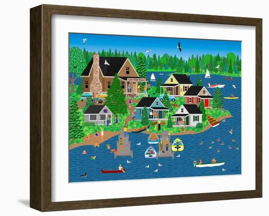 Lake Point Resort-Mark Frost-Framed Giclee Print