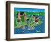 Lake Point Resort-Mark Frost-Framed Giclee Print