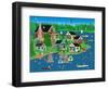 Lake Point Resort-Mark Frost-Framed Giclee Print