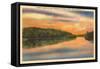 Lake Portman, Anderson, South Carolina-null-Framed Stretched Canvas