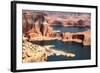 Lake Powell and Glen Canyon in Arizona, USA-videowokart-Framed Photographic Print