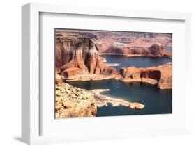 Lake Powell and Glen Canyon in Arizona, USA-videowokart-Framed Photographic Print
