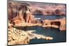 Lake Powell and Glen Canyon in Arizona, USA-videowokart-Mounted Photographic Print