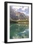 Lake Prags, Prags Dolomites, South Tyrol, Italy: The Mountains And Trees Reflecting On The Lake-Axel Brunst-Framed Photographic Print